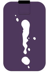 Pouzdro FRESH M ! mark violet (115x65x10mm)