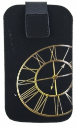 Pouzdro FRESH velikost iPhone CLOCK gold (125x70x10mm)