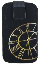 Pouzdro FRESH velikost iPhone CLOCK gold (125x70x10mm)