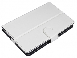 Pouzdro TABLET BOOK 10" white (270x165mm), se stojánkem, univerzální, syntetická kůže